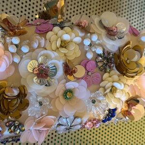 Floral Embellished Clutch